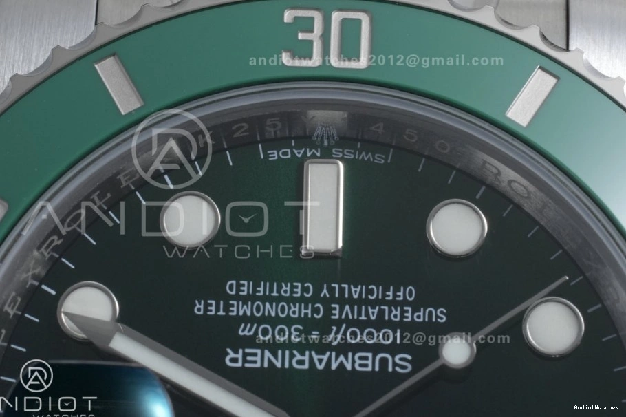 Best Colorful 904L LV VSF Edition Green Submariner Steel Hulk 1:1 116610 1128 Ceramic VS 0720
